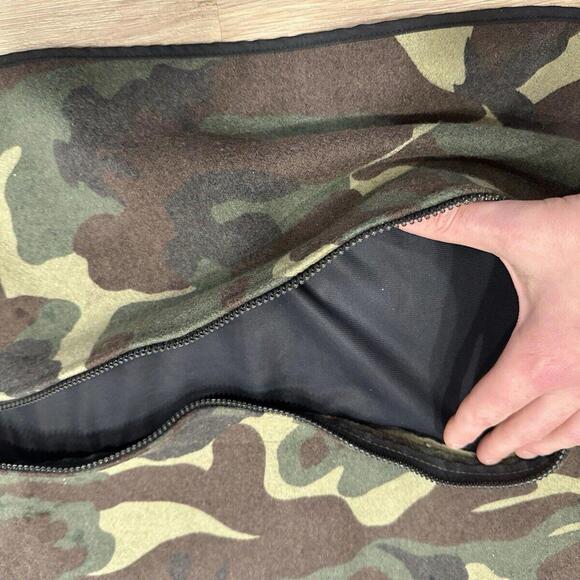 Vintage Codet Camo Wool Bomber Jacket Made In Canada Military Hunting Outdoor XL - Picture 12 of 15